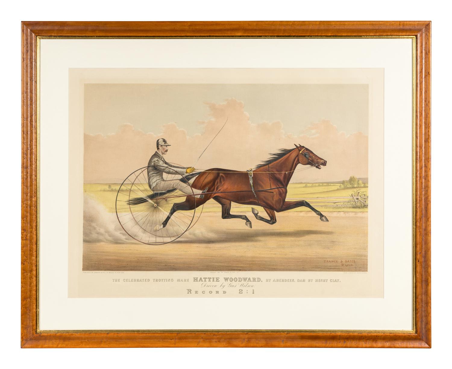 [HORSE RACING SCENES] -- CURRIER and IVES, publishers -- After John Cameron, France & Gates, or Scott Leighton