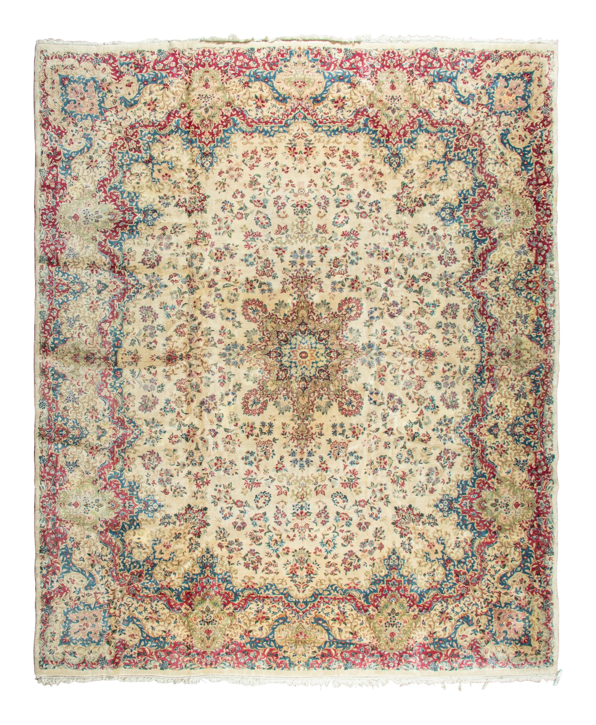 A Kirman Wool Rug