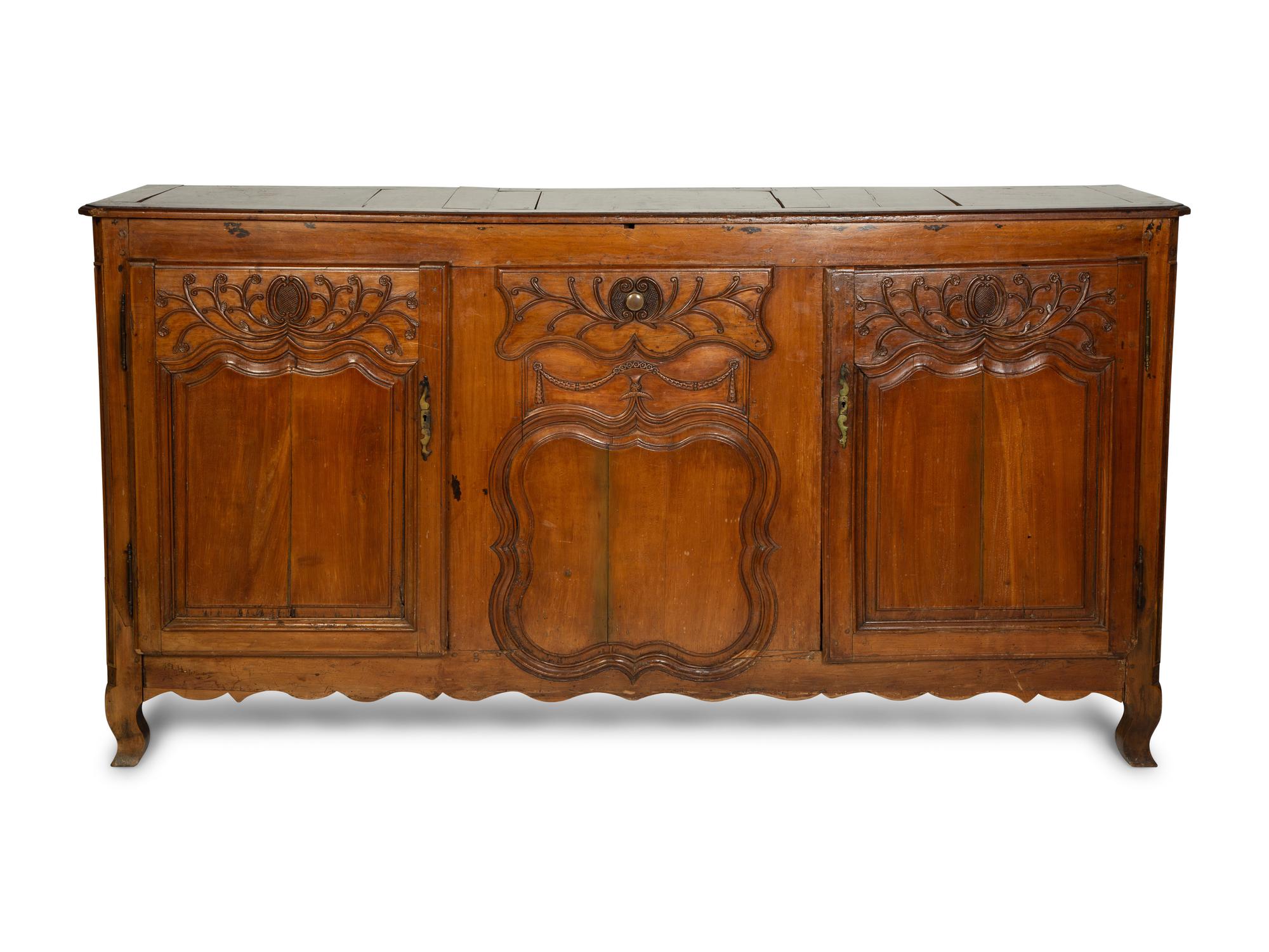 A Louis XV Style Fruitwood Server