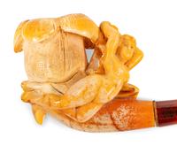Fifteen Carved Meerschaum Pipes