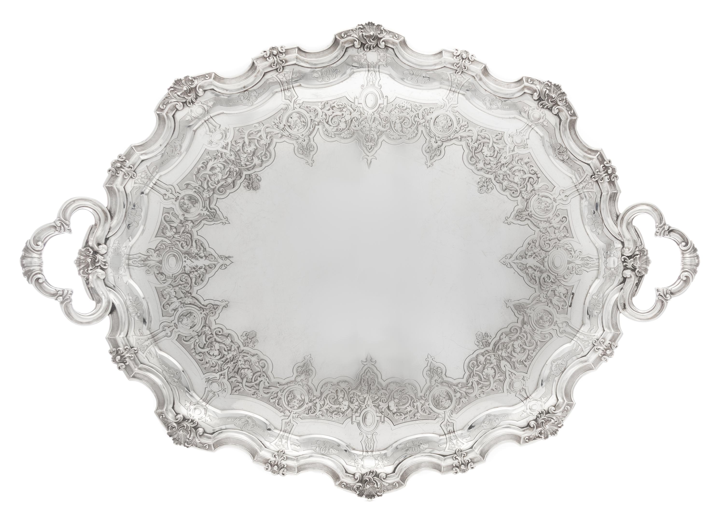A William IV/Victorian Silver Six-Piece Tea and Coffee Service, John Wilmin Figg, London, 1837, Walter & John Barnard, London, 1888 and