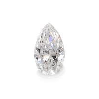 2.25 Carat and 2.07 Carat Pear Shape Brilliant Cut Diamonds