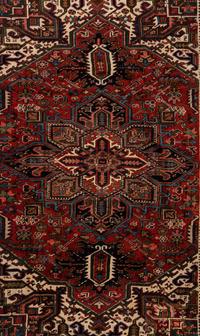 A Heriz Wool Rug