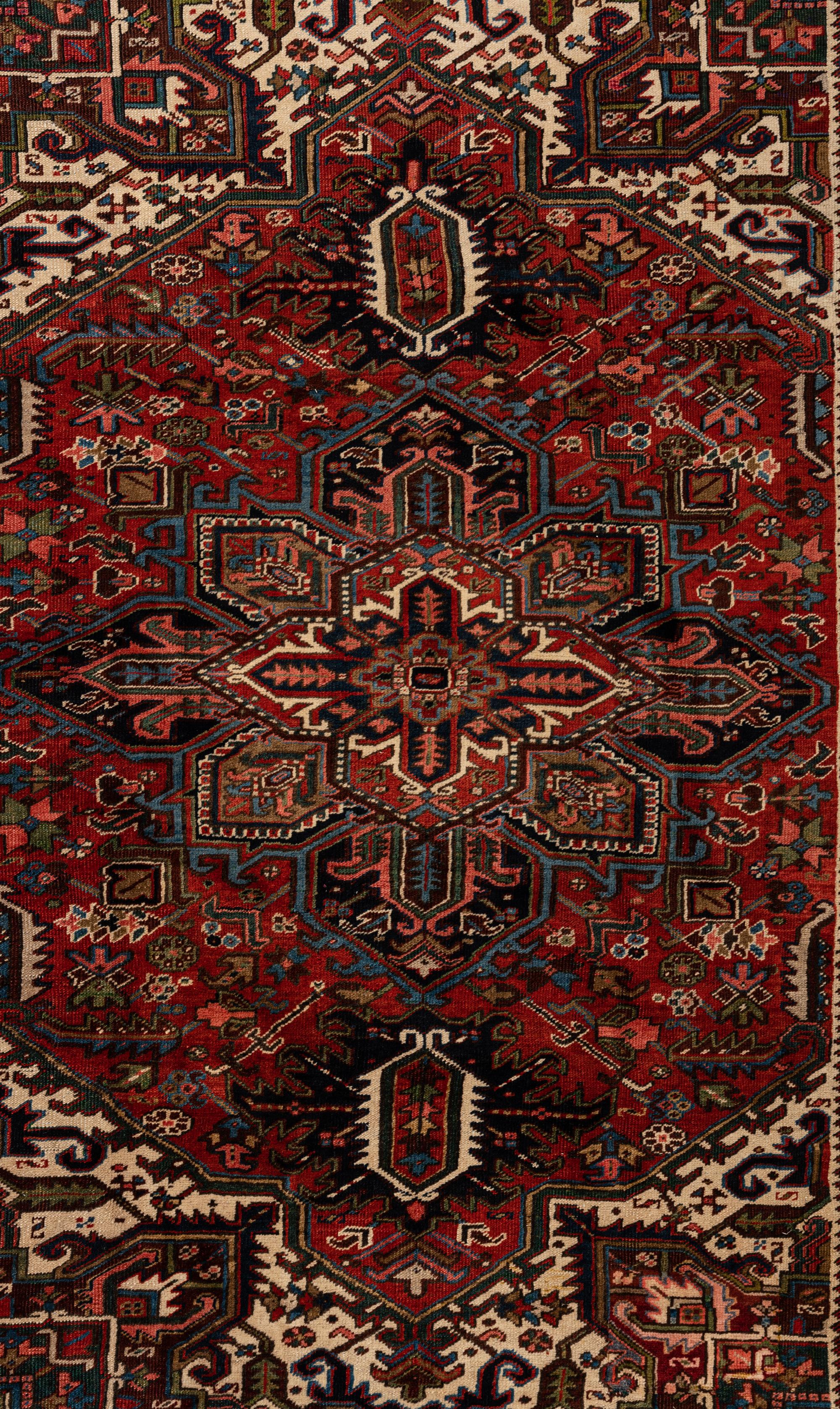 A Heriz Wool Rug