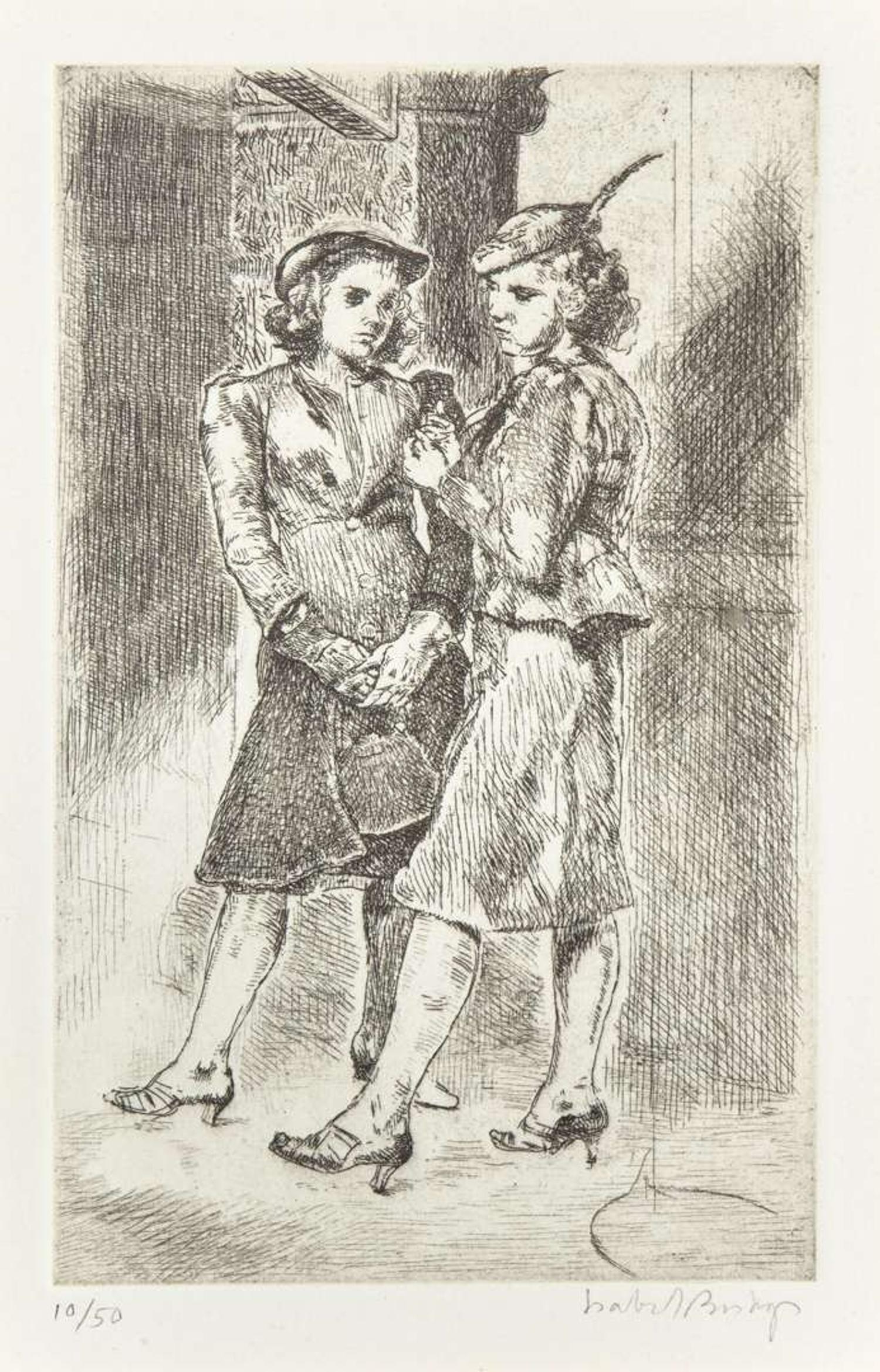 Isabel Bishop (American, 1902-1988) - Eight Scenes of Everyday Women (8)