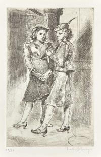 Isabel Bishop (American, 1902-1988) - Eight Scenes of Everyday Women (8)