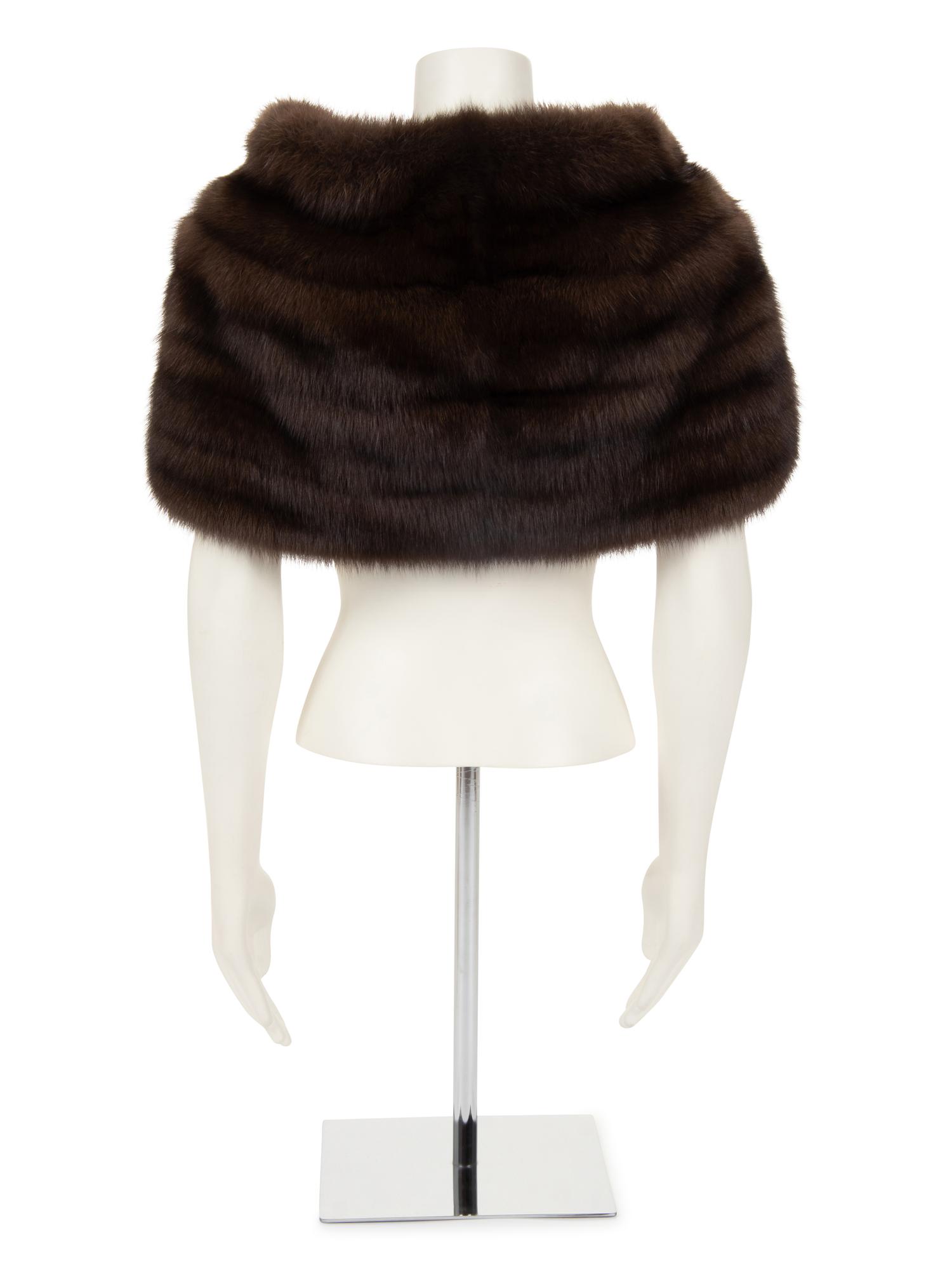 J. Mendel Sable Fur Shrug
