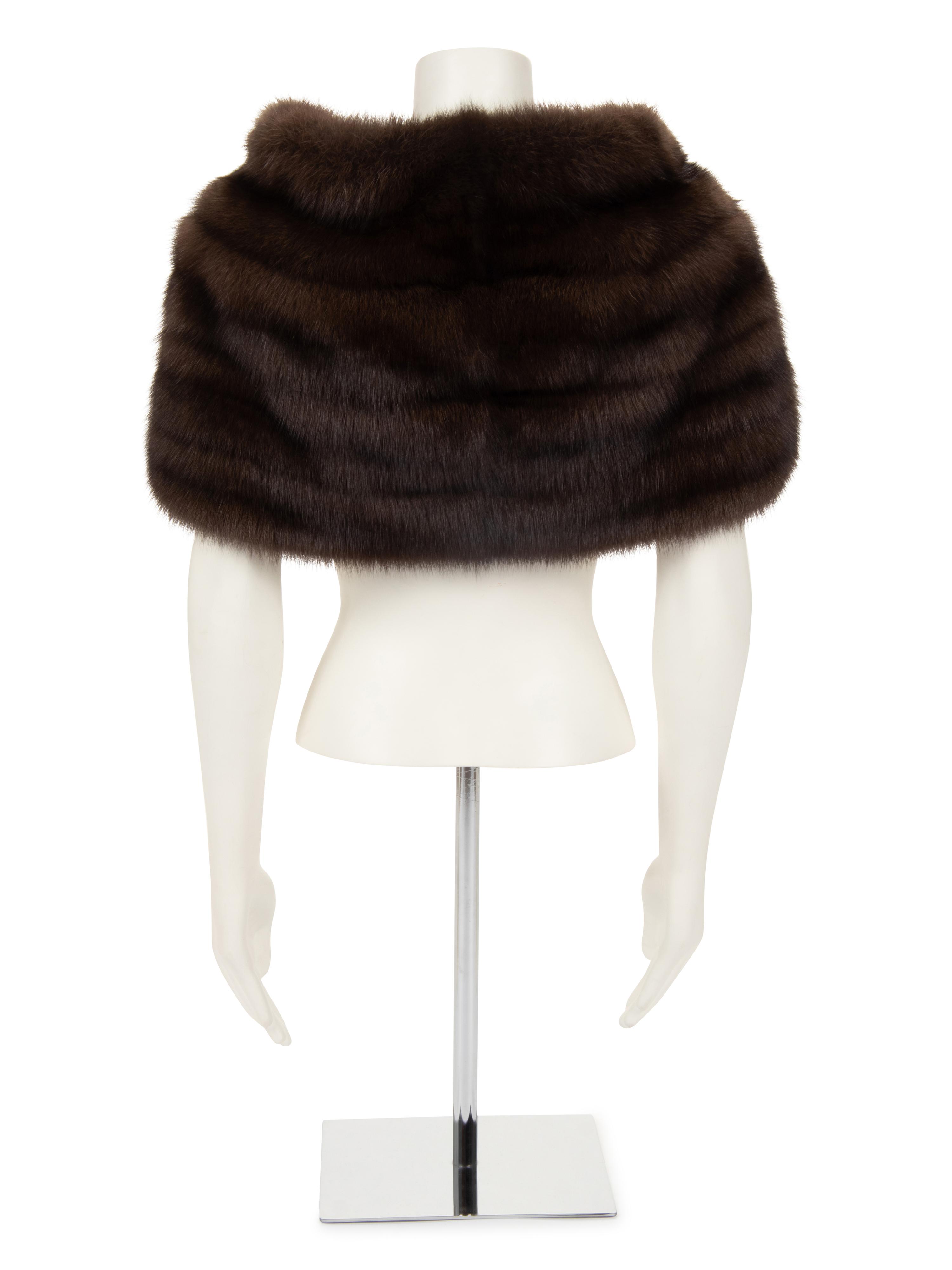 J. Mendel Sable Fur Shrug
