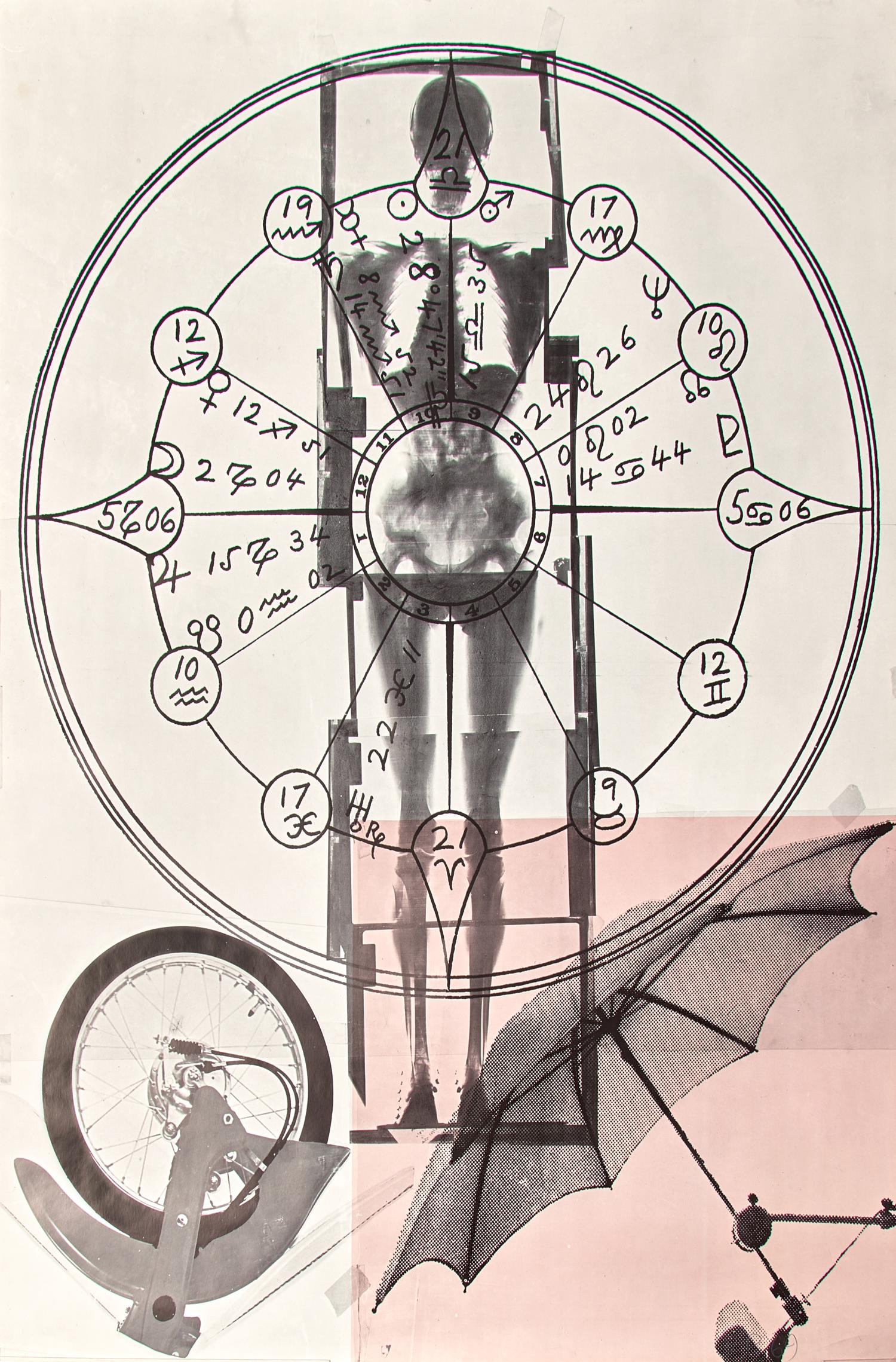 The Rauschenberg Visual Autobiograph (X-Ray, Written Record of Major Events, and Dance) (F. 60), 1969 (three works)
