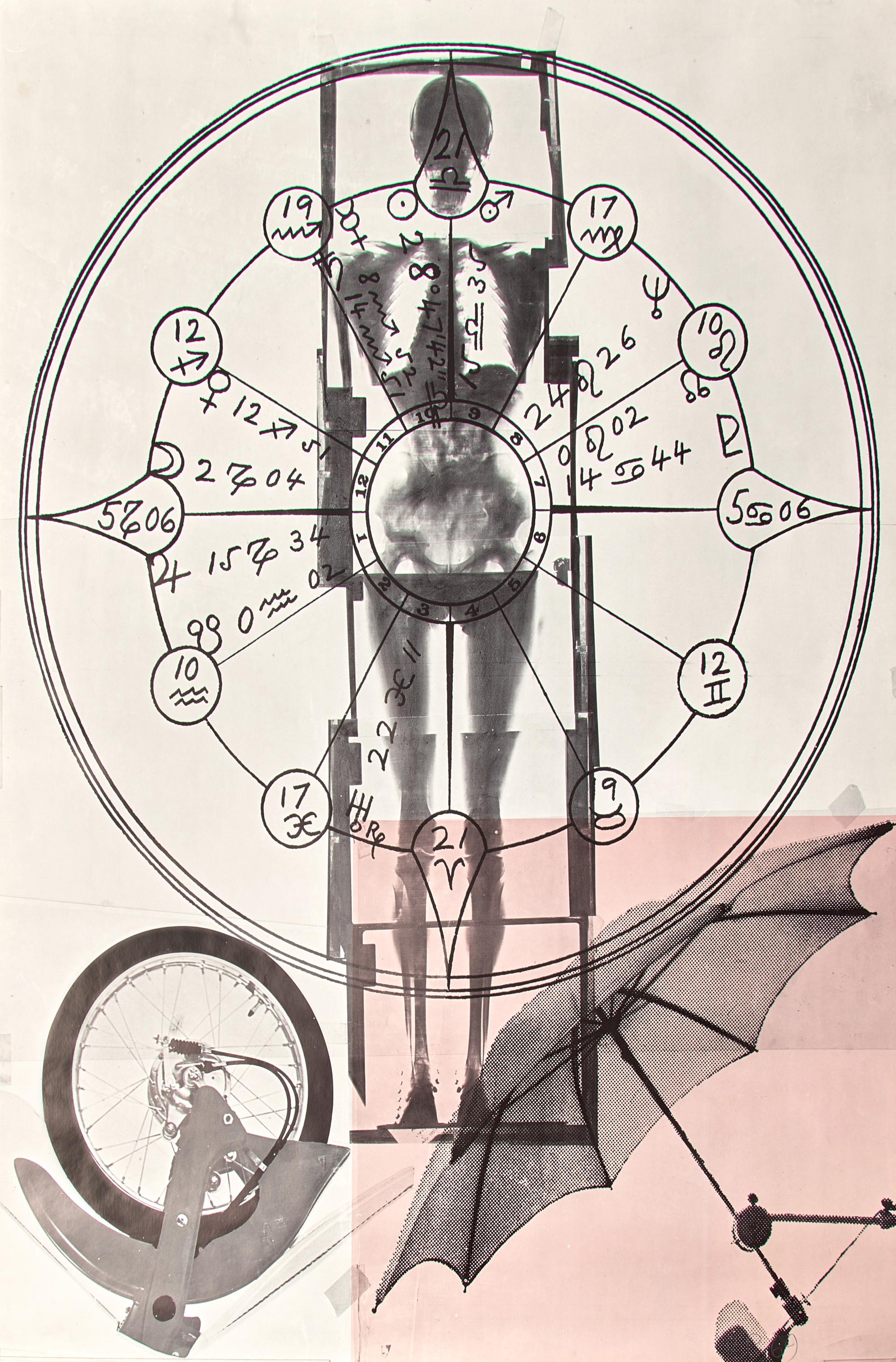 The Rauschenberg Visual Autobiograph (X-Ray, Written Record of Major Events, and Dance) (F. 60), 1969 (three works)