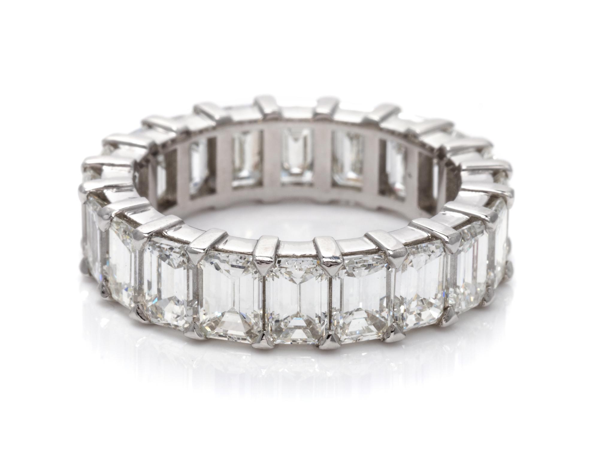 A Platinum and Diamond Eternity Band,