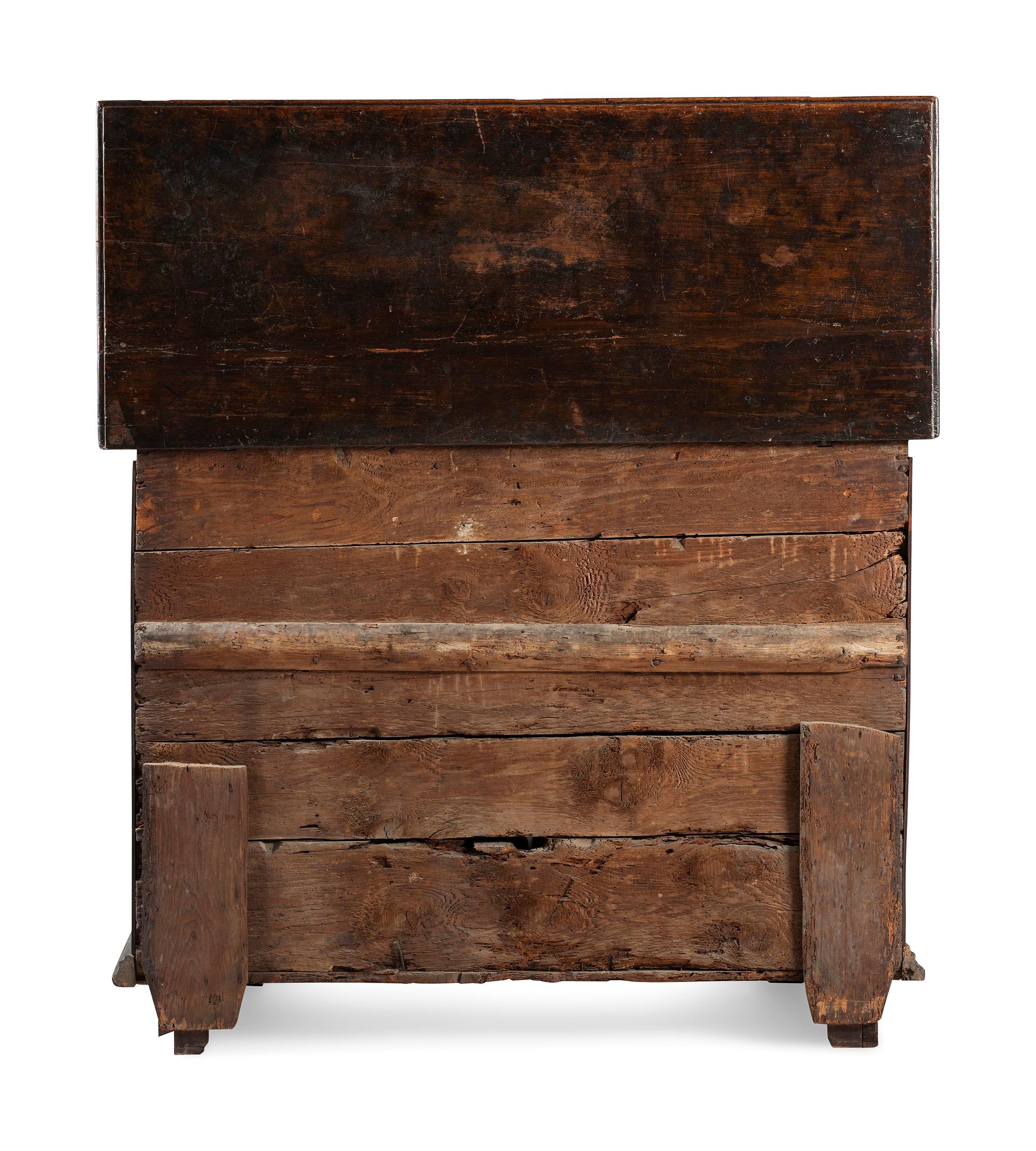 A Baroque Highly Carved Walnut Commode