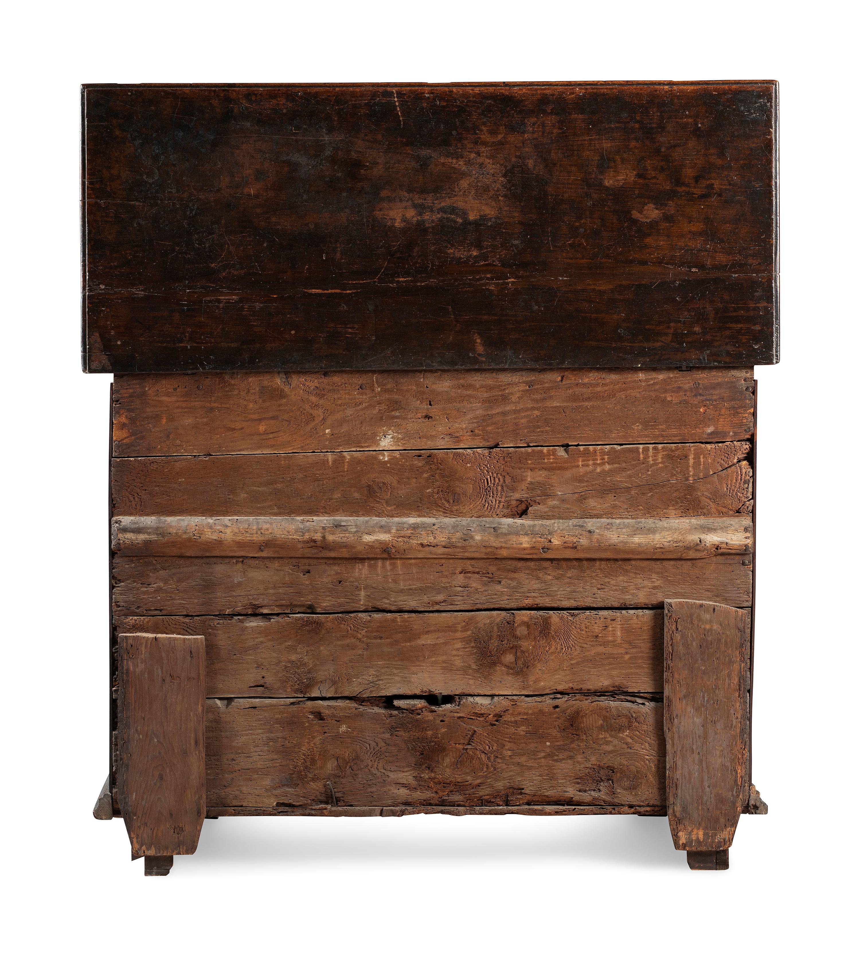 A Baroque Highly Carved Walnut Commode