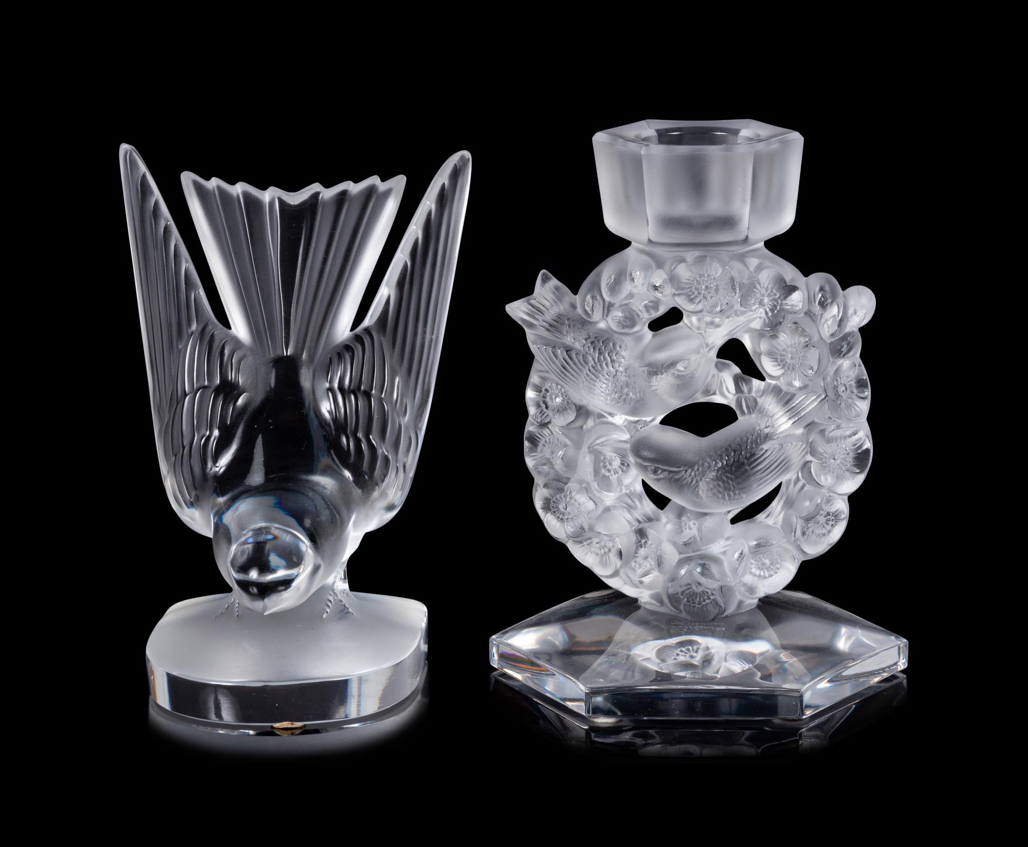 A Group of Four Lalique Articles