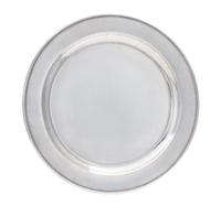 A Danish Silver Tray, Georg Jensen Silversmithy, Copenhagen, Second Half 20th Century, having a spot-hammered finish throughout with a