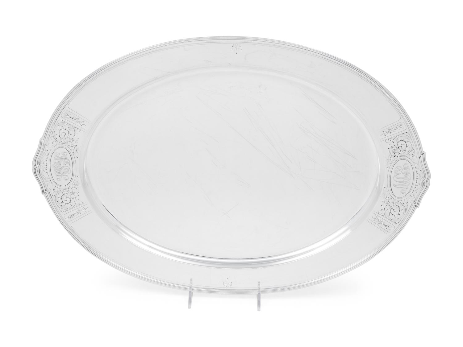An American Silver Serving Tray