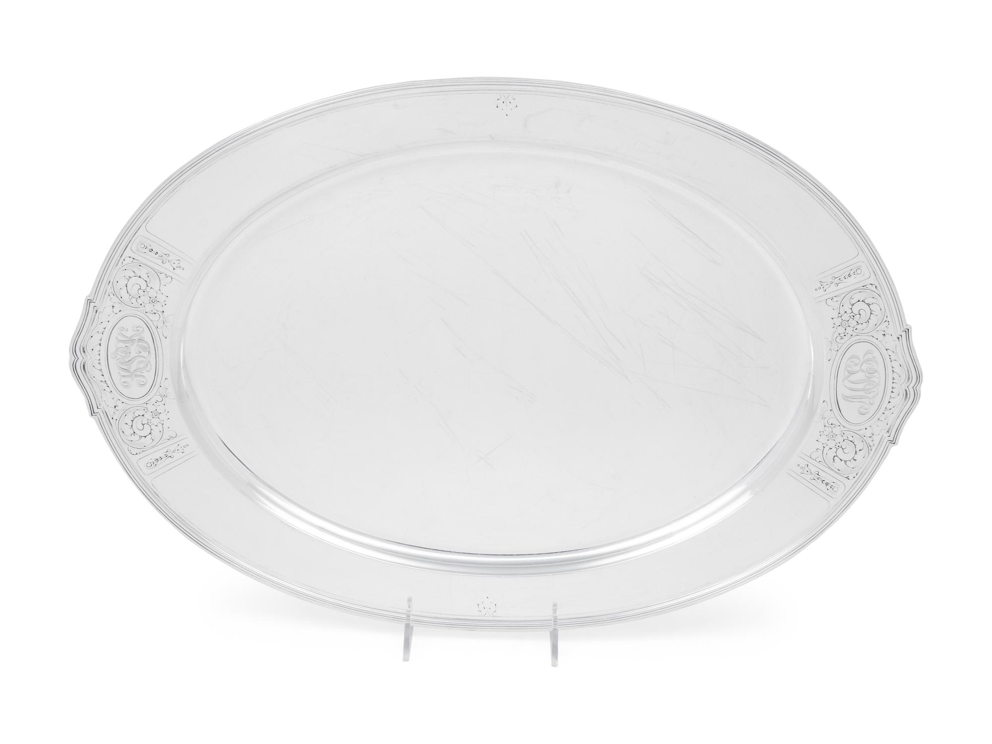 An American Silver Serving Tray