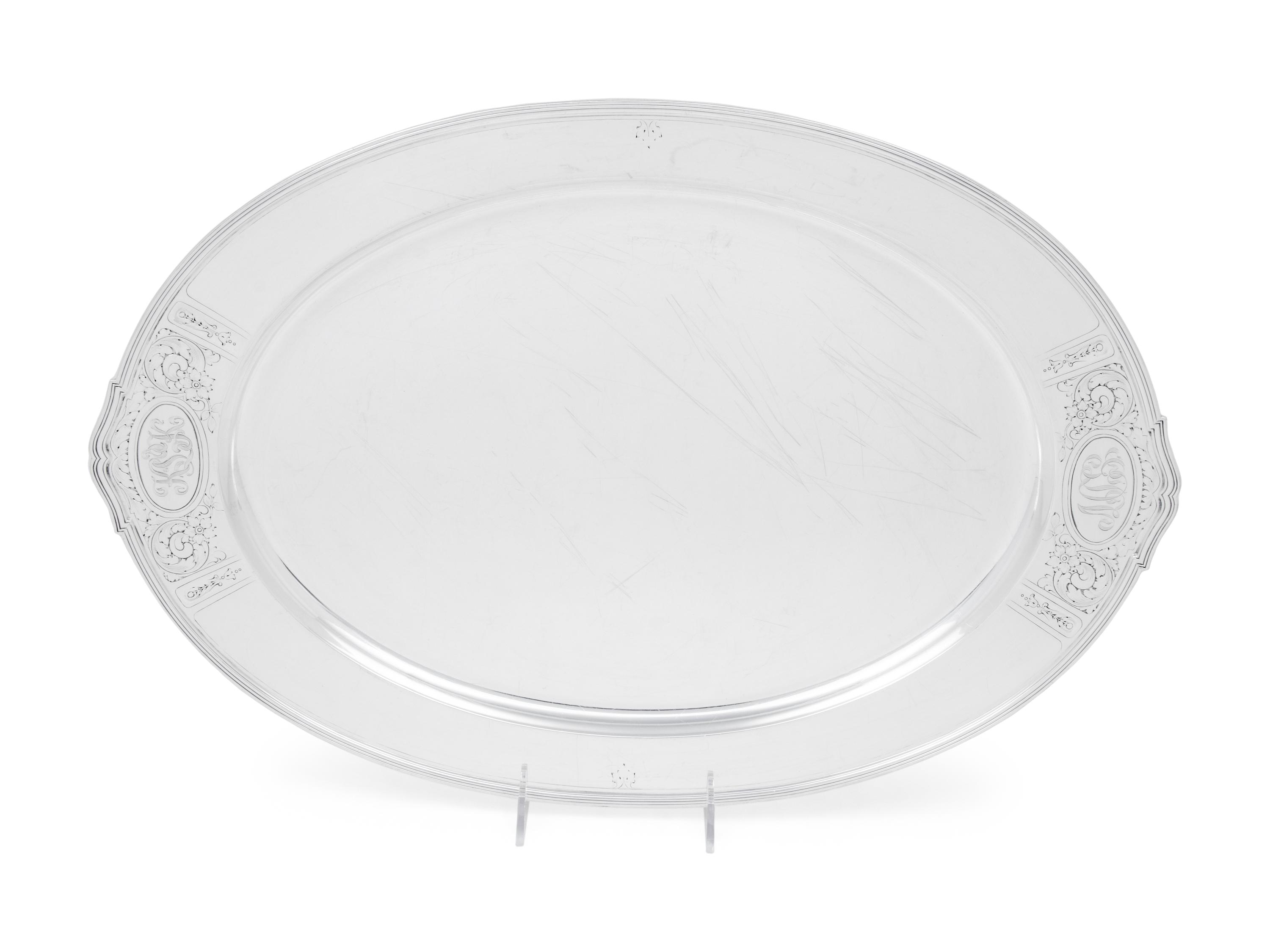 An American Silver Serving Tray