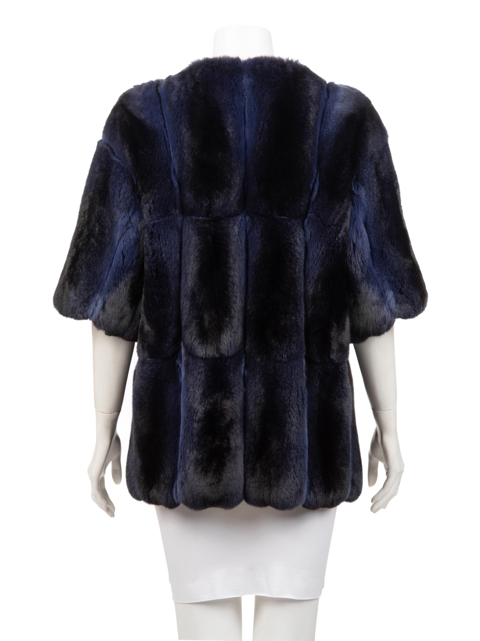 J. Mendel Chinchilla Short Sleeved Jacket