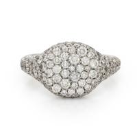 David Yurman, 'Petite Pavé', Diamond and White Gold Ring