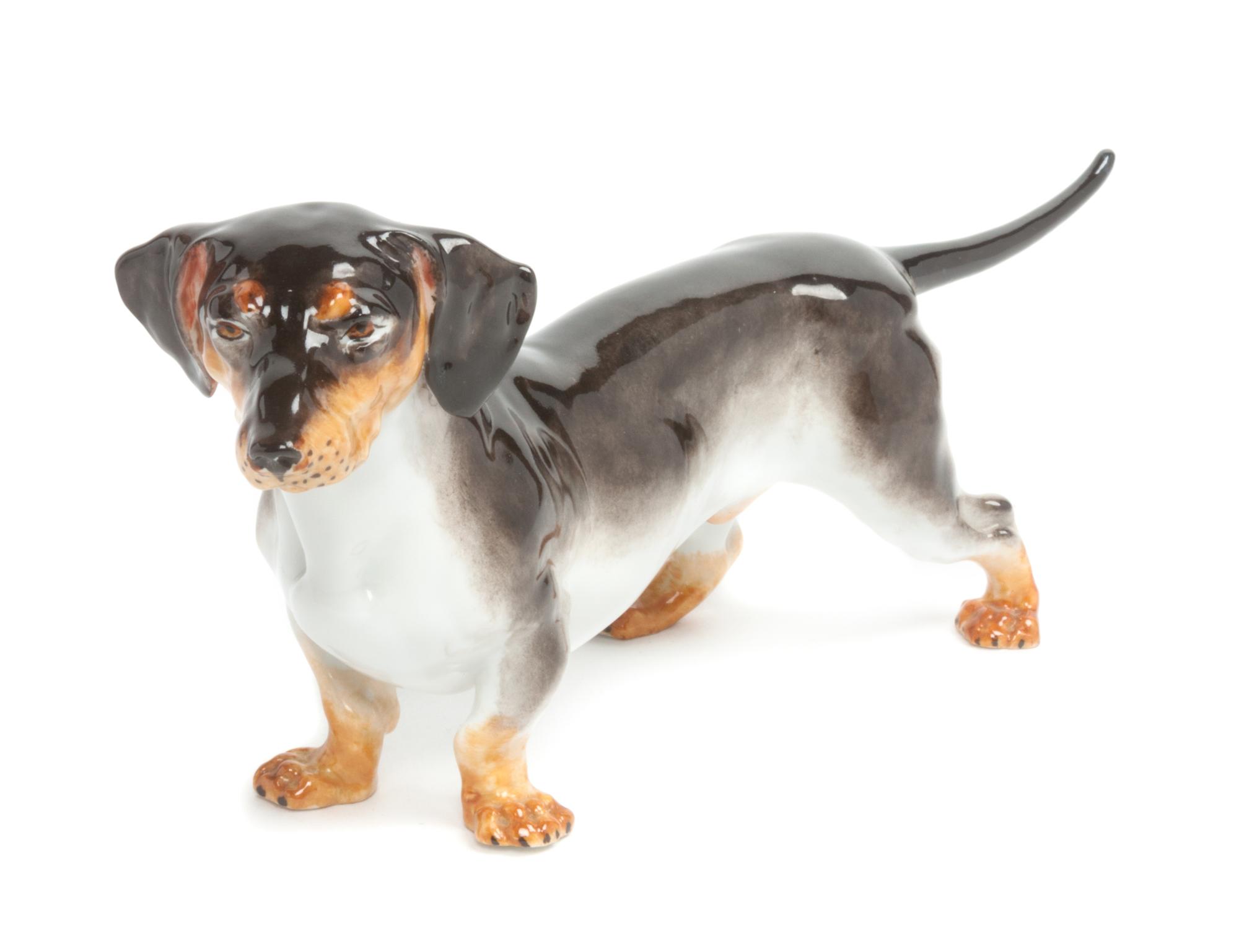 A Meissen Porcelain Figure Width 8 inches. — 20TH CENTURY