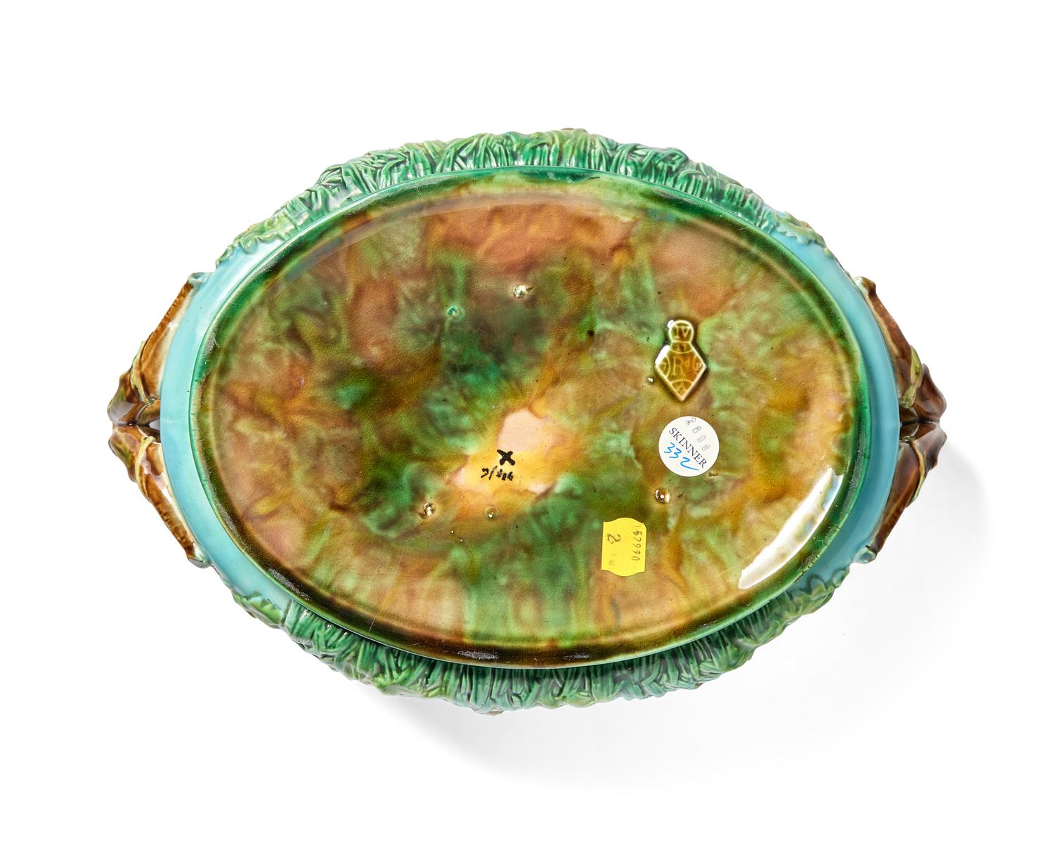 A George Jones Majolica Game Pie Dish