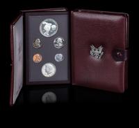 Two United States 1983 Los Angeles Summer Olympiad Six-Coin Proof Sets