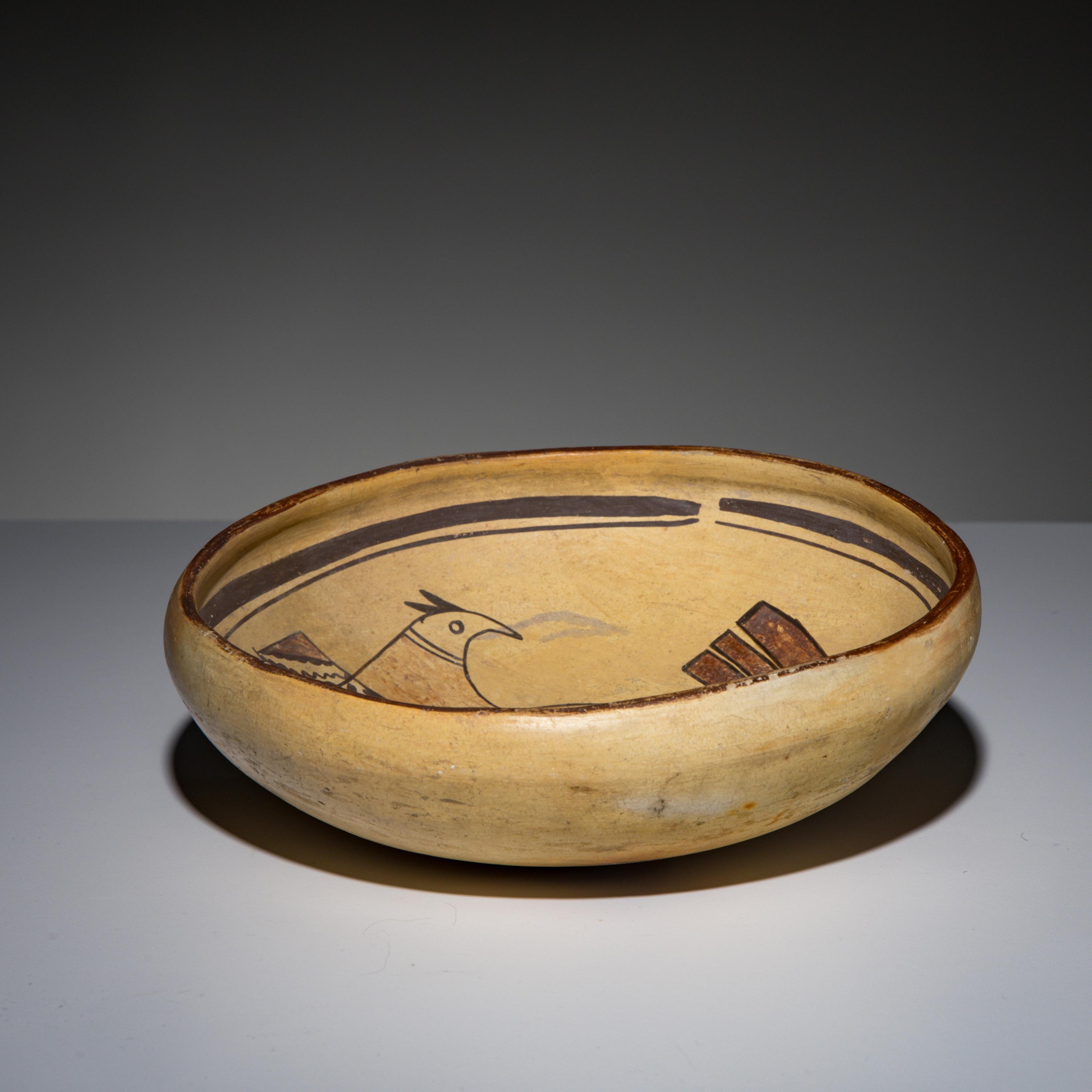 Polacca Polychrome Bowl, with Parrots