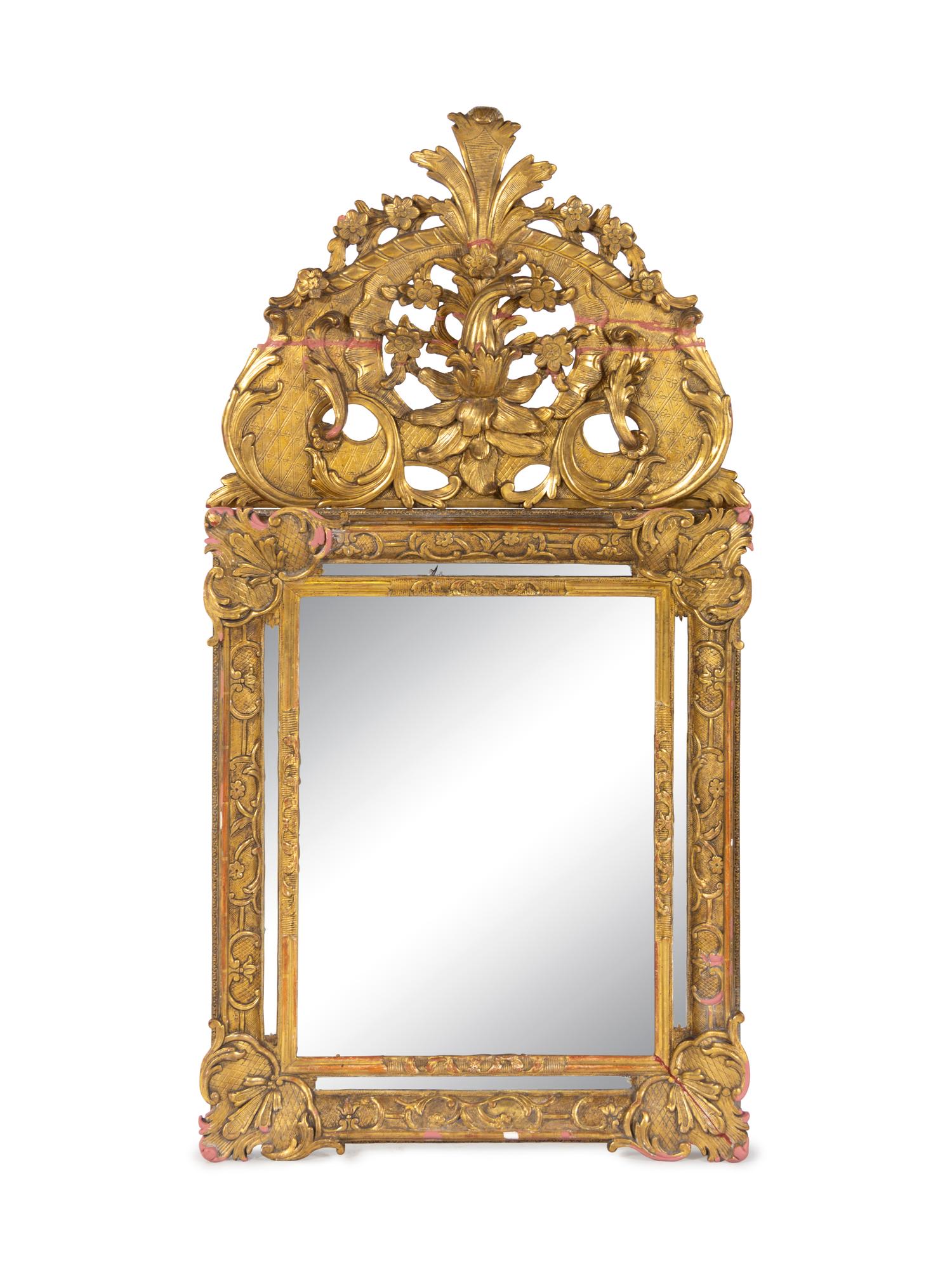 A Regence Style Giltwood Mirror