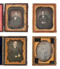 [EARLY PHOTOGRAPHY]. 23 quarter plate daguerreotypes featuring men of varying ages.