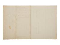 [ENSLAVEMENT & ABOLITION]. Partly printed document recording the sale of a named enslaved female subject from Georgia to William P. Montgomery of Mississippi. New Orleans, LA, 18 February 1856.