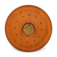 Stool Seat Wall Clock, model 7512, c. 1957 Howard Miller, Fritz Hansen, USA/Denmark