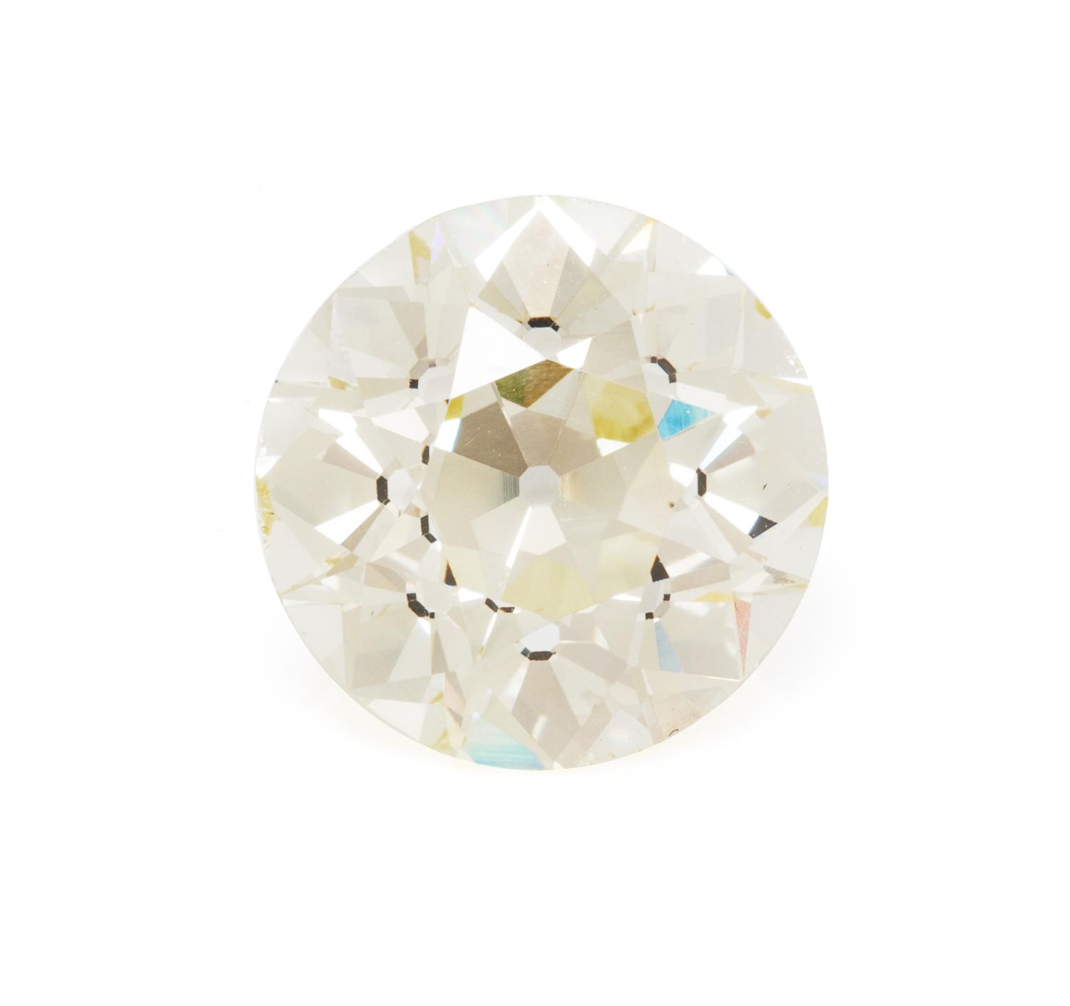 A 6.34 Carat Old European Cut Diamond,