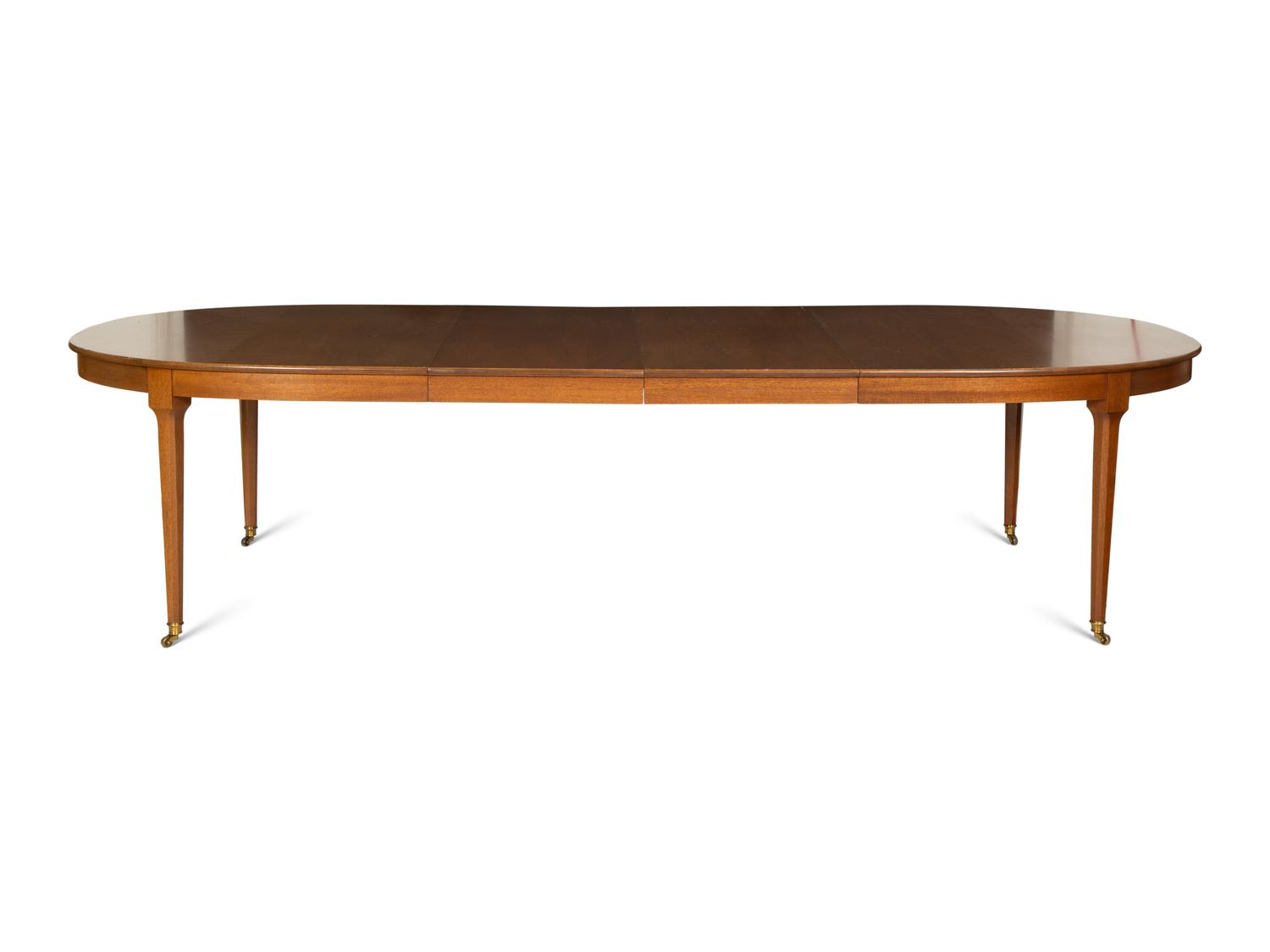 A Mahogany Oval Dining Table