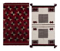 A Group of Double Saddle Blankets with Volero stars