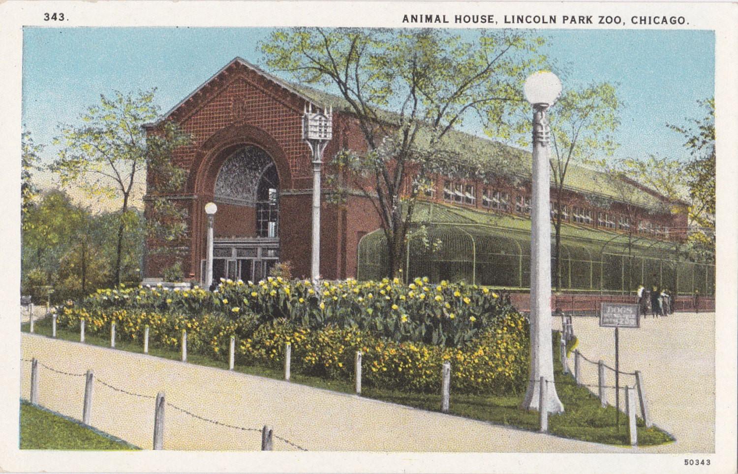 Attributed to John L. Hamilton, a pair of street and park fixtures, Lincoln Park Zoo, Chicago, Illinois, 1920s