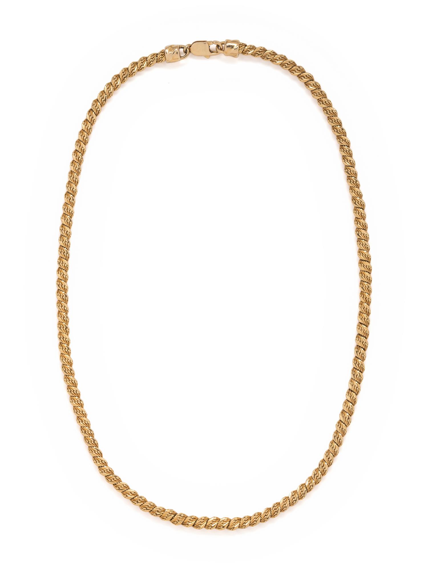 YELLOW GOLD NECKLACE