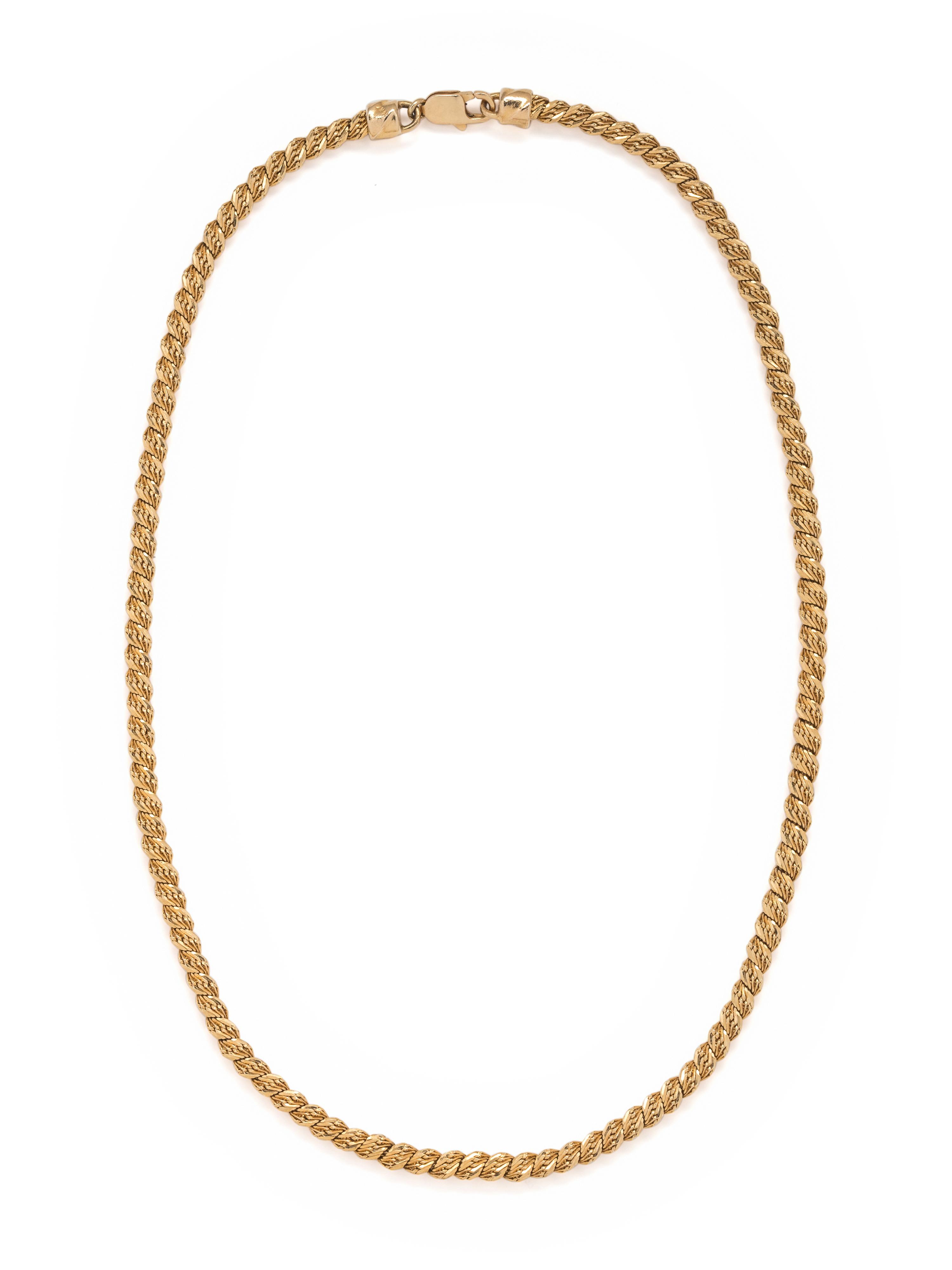 YELLOW GOLD NECKLACE