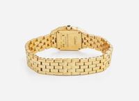 A Ladies 18K Yellow Gold Cartier Santos