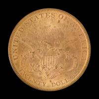 A United States 1882-S Liberty Head $20 Gold Coin