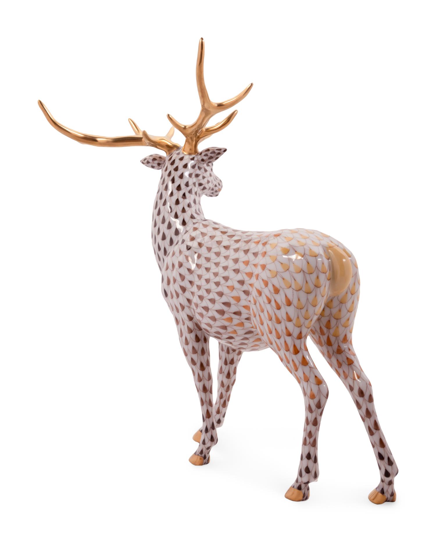 Four Herend Porcelain Animal Figures