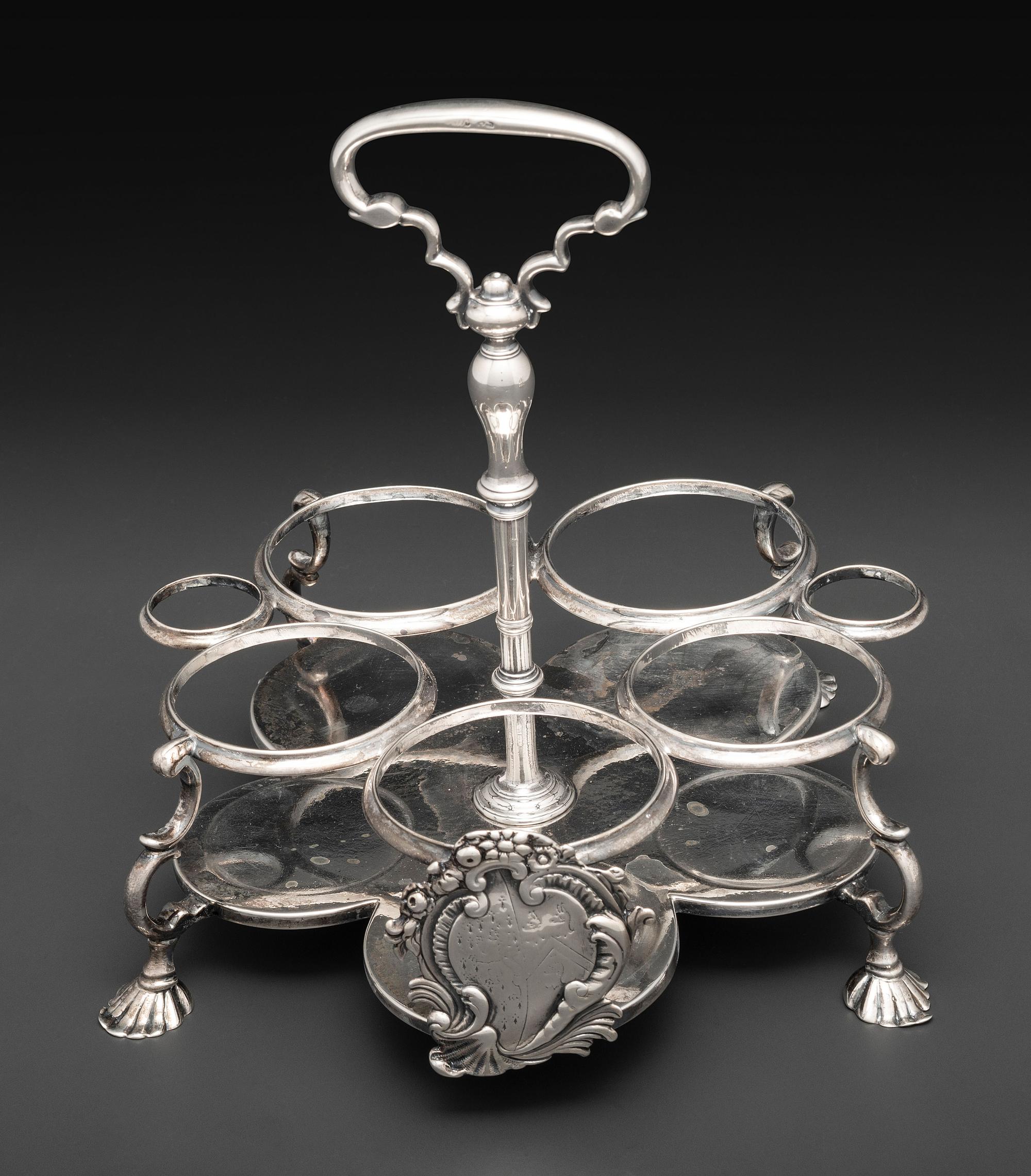 A George II Silver Cruet Set