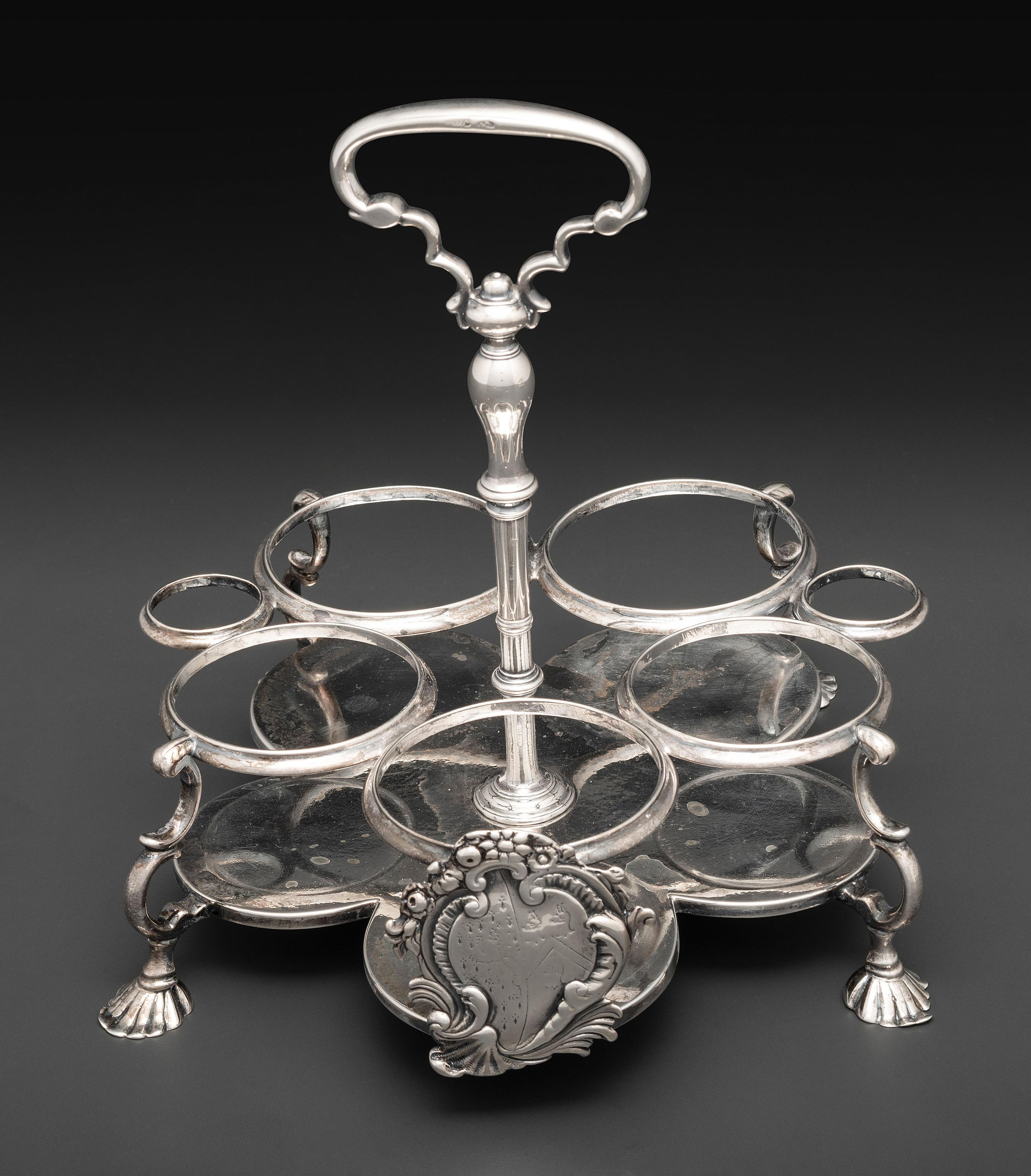 A George II Silver Cruet Set