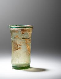 A Roman Green Glass Vessel