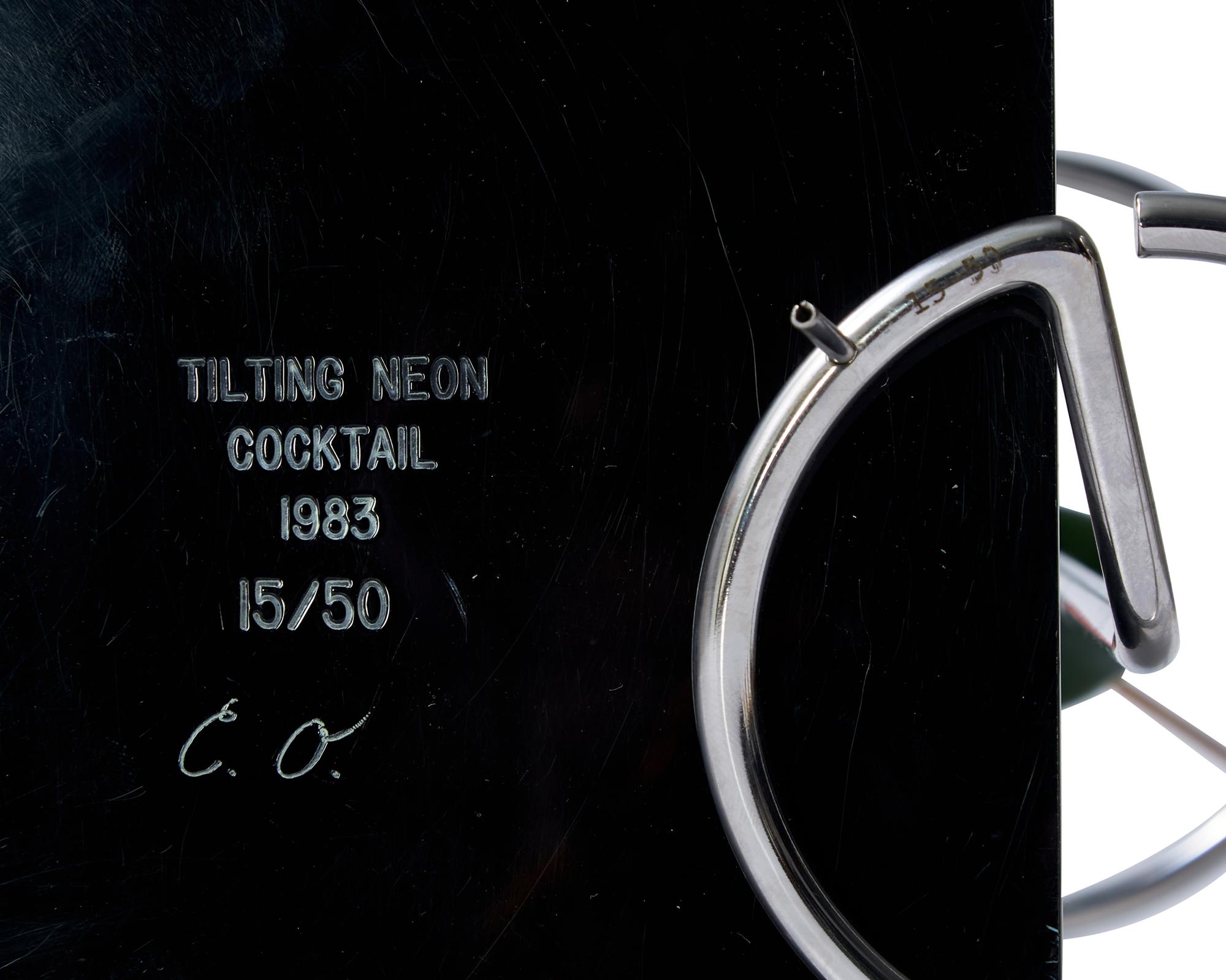 Tilting Neon Cocktail, 1983