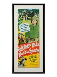 Vintage Movie Poster, Buffalo Bill Rides Again