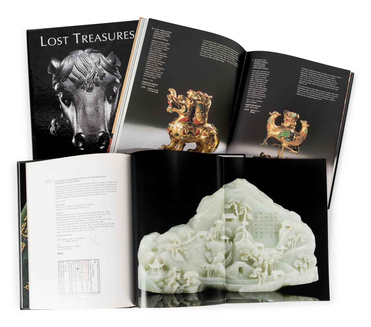 [CHINESE WORKS OF ART] A group of reference works and auction catalogues about Chinese works of art.