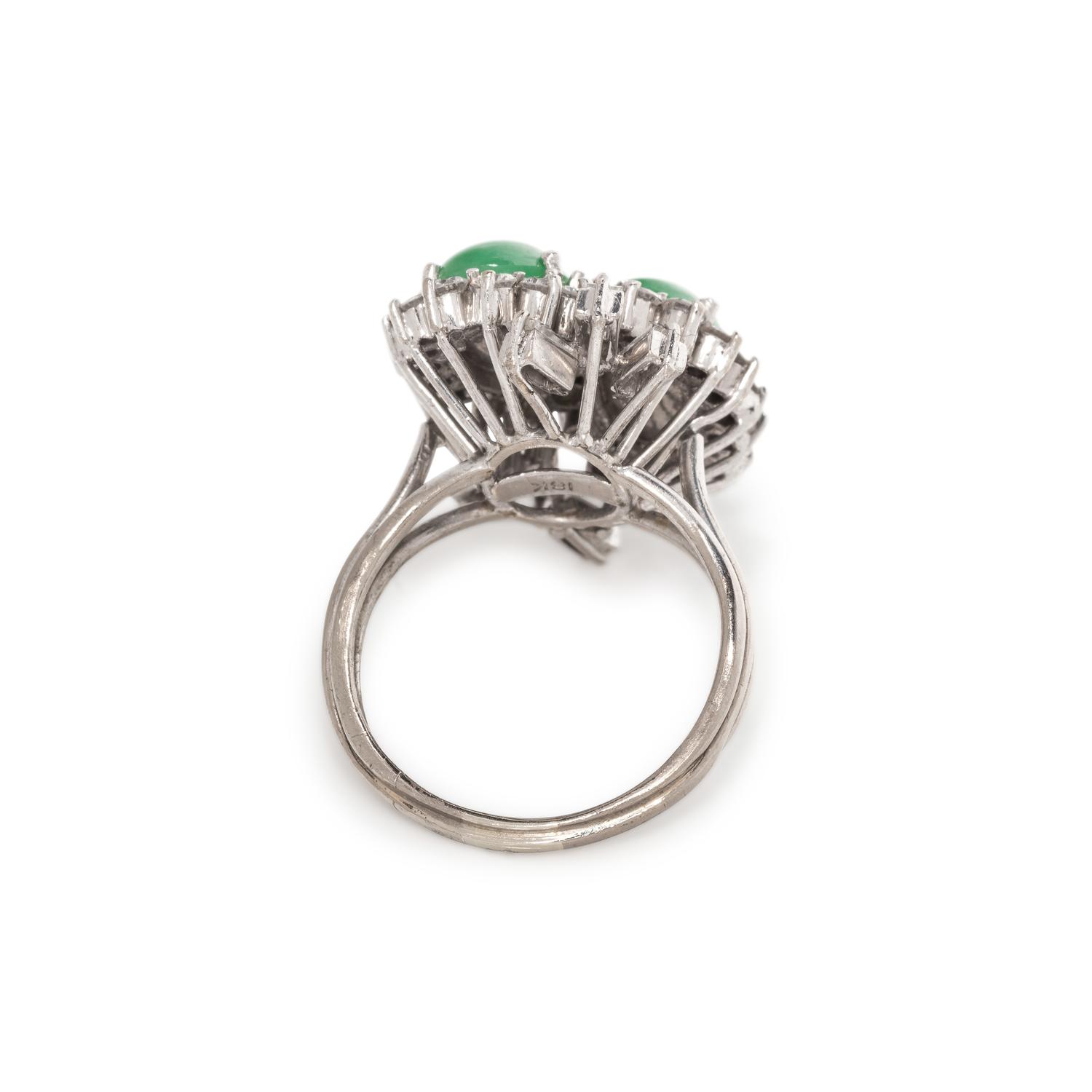 JADE AND DIAMOND RING