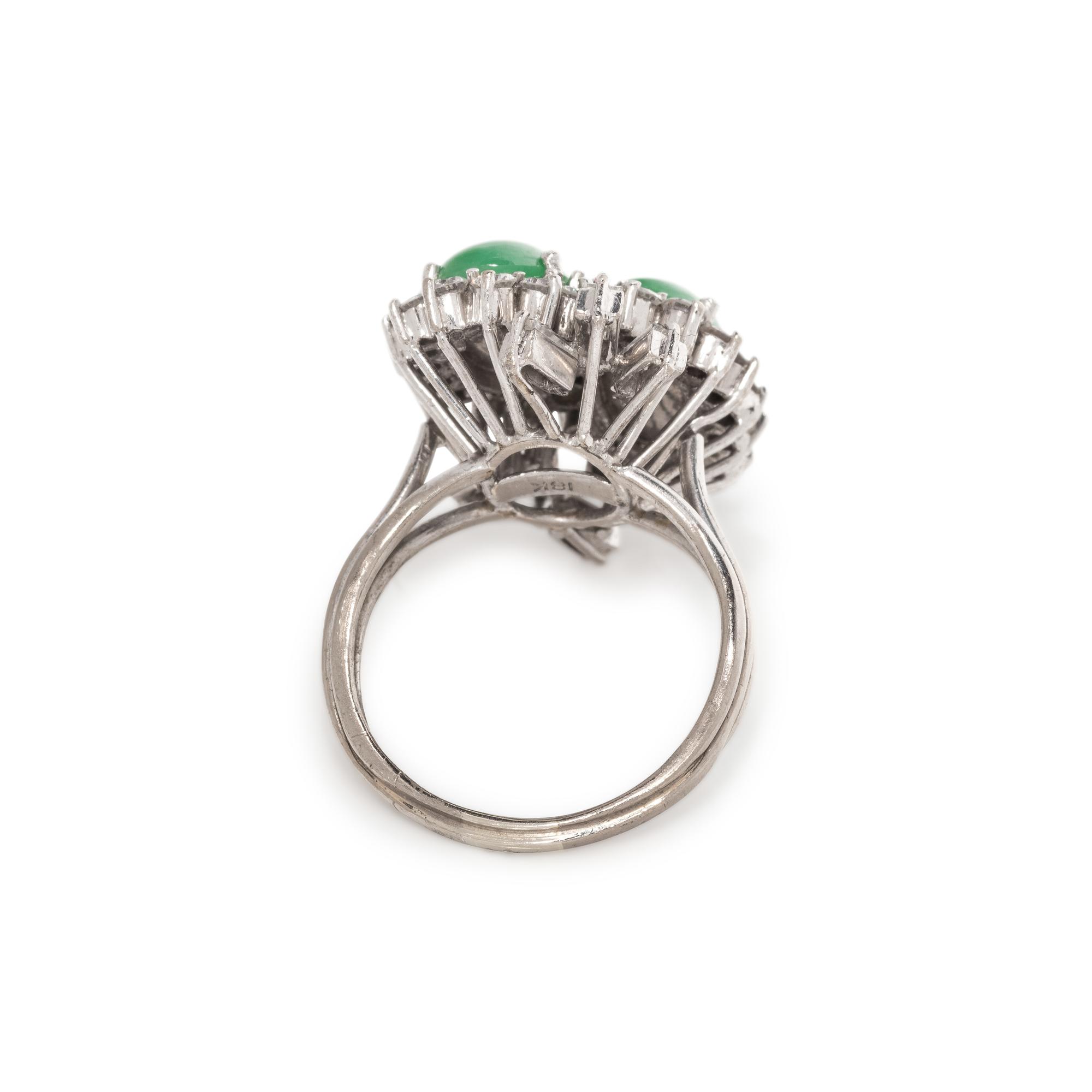 JADE AND DIAMOND RING