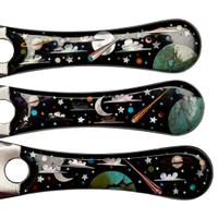 Navajo or Zuni Celestial Mosaic Inlay Throwing Knives